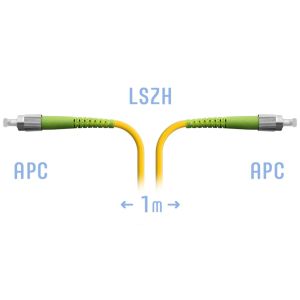 Патчкорд оптический FC/APC SM 1 метр