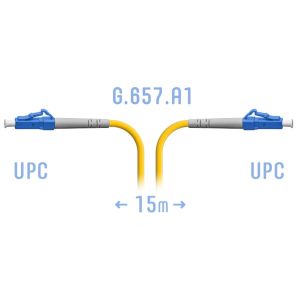 Патчкорд оптический LC/UPC SM G.657.A1 15 метров