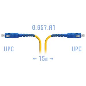 Патчкорд оптический SC/UPC SM G.657.A1 15 метров