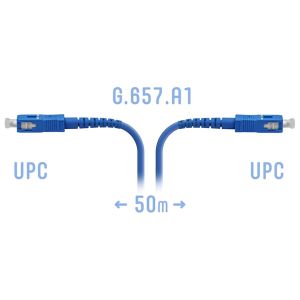 Патчкорд оптический армированный SC/UPC 50метров