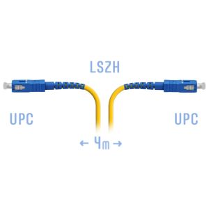 Патчкорд оптический SC/UPC SM 4 метра