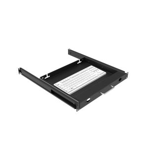 Полка 19" глубиной 350мм для клавиатуры, цвет черный