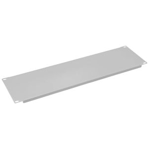 Заглушка 3U в телекоммуникационный шкаф 19", серая