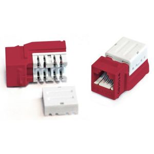 KJNE-8P8C-C5e-90-RD Вставка Keystone Jack RJ-45