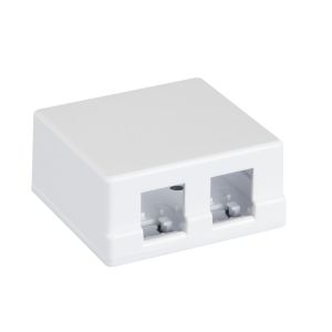 EC-UWO-2KJ-WT-10 (10шт) Корпус настенной розетки
