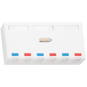 NMC-MB6P-ST-WT Корпус настенной розетки