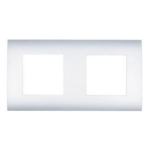 Рамка 2-постовая, серебристый металлик, LK45 (854203) Рамка