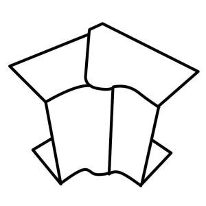 Угол внутренний 100х40 RI изменяемый (76114) Угол внутренний изменяемый