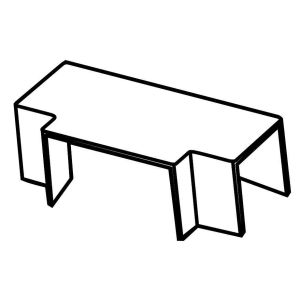 Тройник 100х40 RT (76414) Тройник