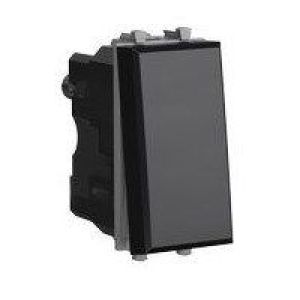 Выключатель Avanti 1 модуль черный квадрат (4402101) Выключатель