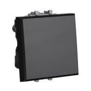 Выключатель Avanti 2 модуля черный квадрат (4402102) Выключатель