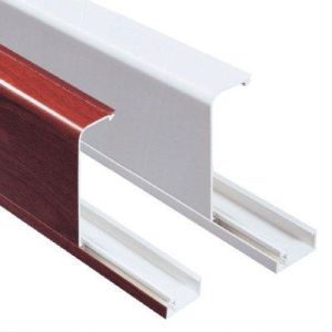 Короб плинтусный 100х40, белый (AIR10040) Короб плинтусный