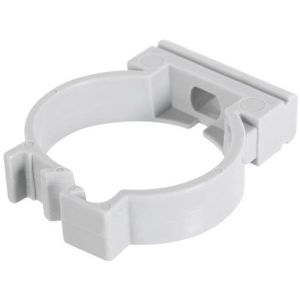 Держатель с защелкой D20 серый (100шт) (41620) Держатель с защелкой