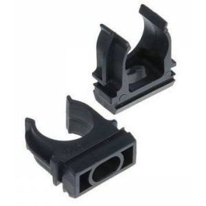 Держатель D40 черный (PR.02740ч) Крепление для труб ПВХ