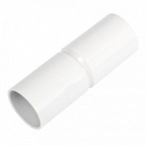 Патрубок-муфта белая D40 (Промрукав) (PR.01740б) Муфта