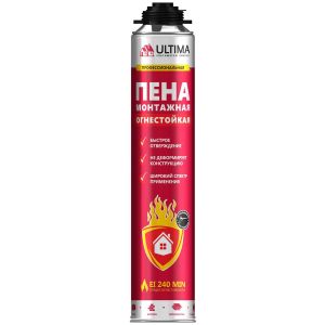 Пена огнестойкая ULTIMA PRO, 750 мл Пена монтажная профессиональная