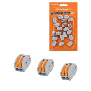 СК-412 (2,5мм²) (20шт) TDM (SQ0527-0007) Соединительная клемма