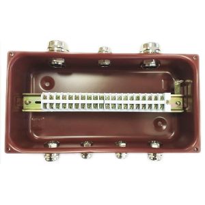 У614А латунный ввод (zeta30321) Коробка клеммная