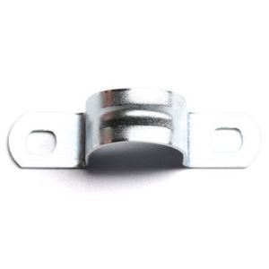 Скоба двухлапковая D22 (100 шт) (53356) Скоба двухлапковая оцинкованная