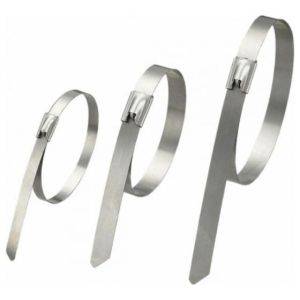 Хомут стальной 4,6х152 (50шт) (45315) Хомут стальной