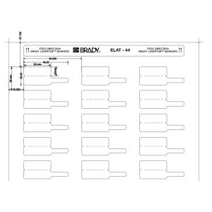 ELAT-44-425 (уп. 25 листов) Этикетка