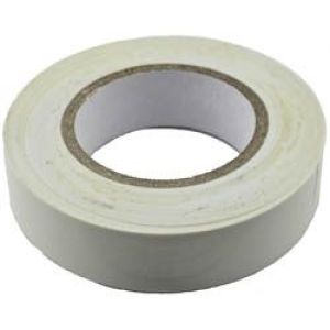 Изолента белая ПВХ 15х25х0.13мм (KR-09-2101) Лента изоляционная