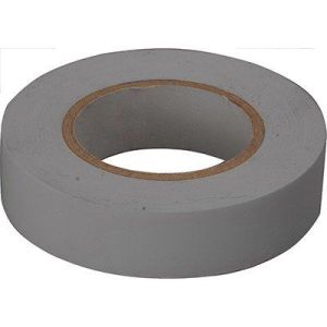 Изолента серая ПВХ 19х25х0.13мм (KR-09-2208) Лента изоляционная