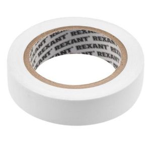 Изолента белая ПВХ 15х10х0.13мм (KR-09-2001) Лента изоляционная