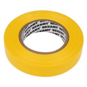 Изолента желтая ПВХ 15х20х0.13мм (KR-09-2602) Лента изоляционная