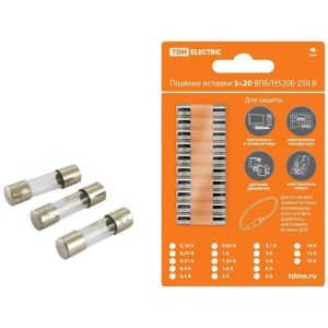 Н520Т 16А 250В (10 шт) Плавкая вставка 5х20