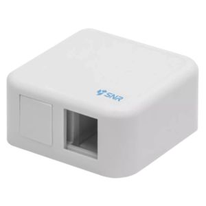 Абонентская розетка SNR, накладная, под модули Keystone, 2 порта