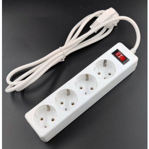 SP4W-550 GARDA Сетевой фильтр 4 розетки, 5м, белый
