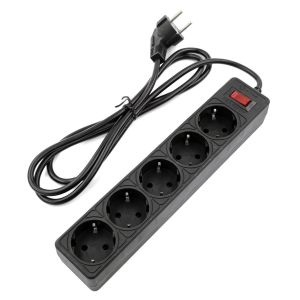 SP5B-530 GARDA Сетевой фильтр 5 розеток, 3м, черный