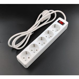 SP5W-530 GARDA Сетевой фильтр 5 розеток, 3м, белый