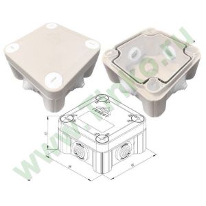 КМ-1010(П)-IP55 Коробка монтажная