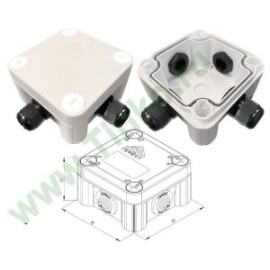 КМ-1010(П)-IP66(П6-12) Коробка монтажная