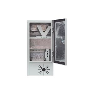 Шкаф уличный серии Real1, 522х252х310, RAL7035, с утеплителем