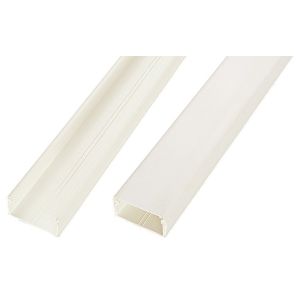 Короб 40х20х2000мм с перегородкой белый (040011S) Короб