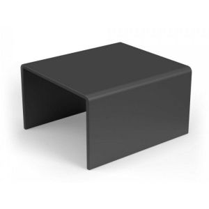 Соединитель на стык 40х25 черный (PR08.12933) Промрукав Соединитель