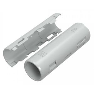 Муфта разборная D20 атмосферостойкая серая (PR13.0430) Муфта разборная