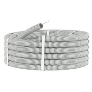 Труба ПП тяжелая D50, серый (61150) Труба гофрированная, с зондом