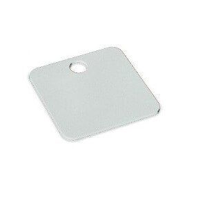 Бирка У153 квадратная (уп 100 шт) (zeta11519) Бирка кабельная