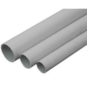 Труба ПВХ жесткая тяжелая D50, серая (31050) Труба жесткая