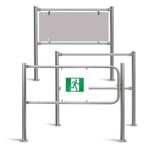 Ограждения полуростовые Perco BH02 для турникетов