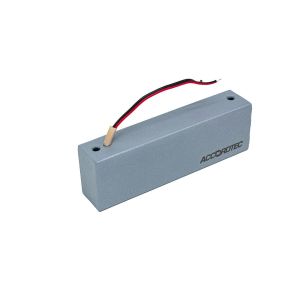 ML-300K с уголком (серебряный металлик) Замок электромагнитный