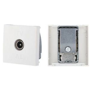 Розетка TV оконечная, белый LK45 (852104) Розетка TV