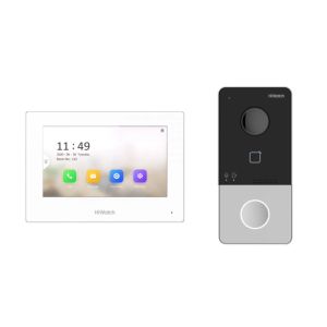 Комплект IP домофонии HiWatch DS-D100IKWF(B)