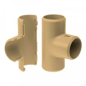 Тройник разборный сосна D32 мм (PR13.0254) Тройник