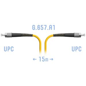 Патчкорд оптический FC/UPC SM G.657.A1 15 метров