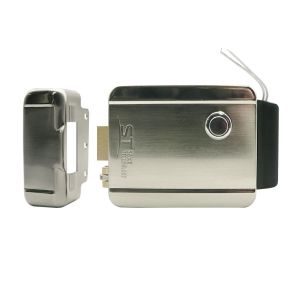 ST-EL-01 (хром) (версия 3) Замок электромеханический